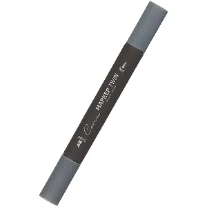 Маркер художественный "Сонет" холодный серый 6, двухсторон., тонк. и широк.долото, Сонет