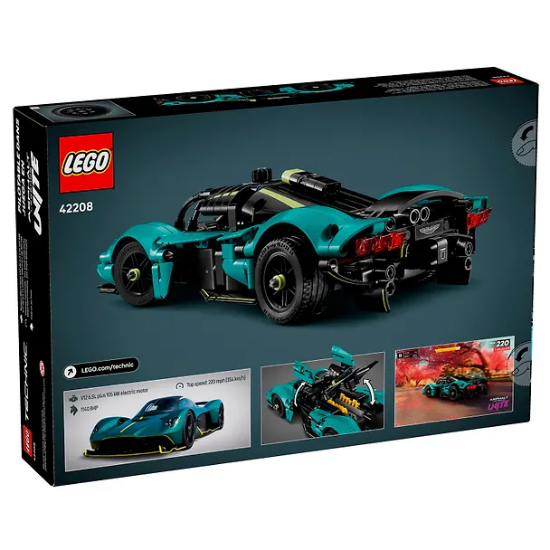 42208 Конструктор детский LEGO Technic Спорткар Aston Martin Valkyrie, 707 деталей, возраст 9+ 3169380 — 3