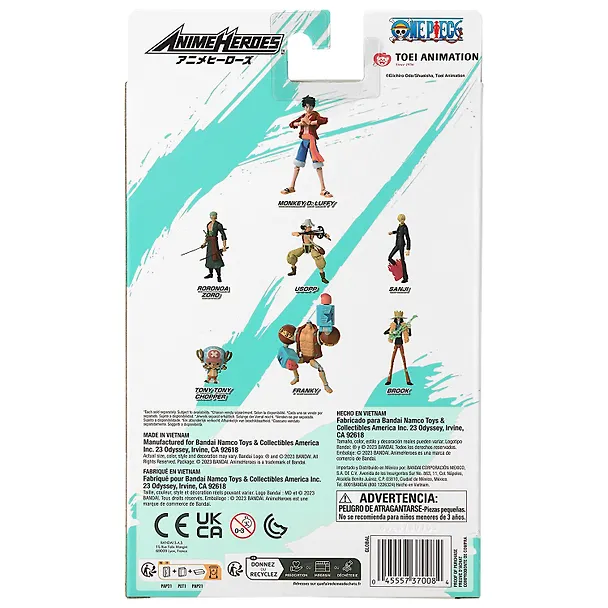 Экшн-фигурка Bandai  Ван Пис Луффи (17см) (67777) 3130683 — 5