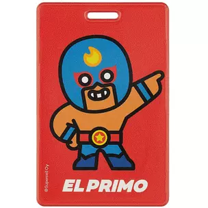 Обложка для проездного "El Primo" 95*65, ПВХ, инд.уп., Brawl Stars — 2913138 — 1