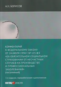 Комментарий к Федеральному закону от 24 июля 1998 г. № 125-ФЗ «Об обязательном социальном страховании от несчастных случаев на производстве и профессиональных заболеваний» (постатейный) / А. Н. Борисов. — 3-е изд., перераб. и доп.