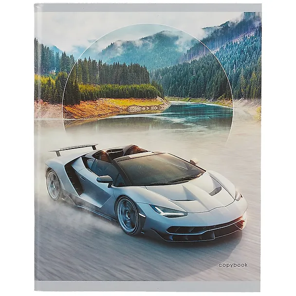 Тетрадь общая «Sports car» в ассортименте, 80 листов в клетку, А5 - Listoff 259583 — 6