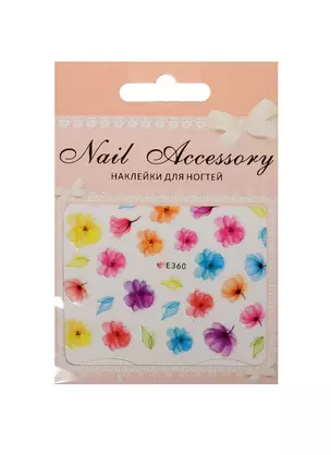 Наклейка декоративная на ногти 1 Цветы 3 70*100 (Nail Accessory) (3+) — 2548574 — 1