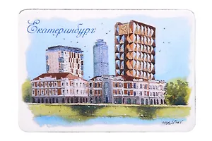 Магнит картон наб. Исети (Екатеринбург) (МК/301/015)