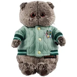 Мягкая игрушка Басик в бомбере (22 см) 2928344