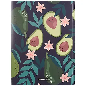 Папка с бок.прижимом А4 "Avocado Dusk" пластик, Erich Krause