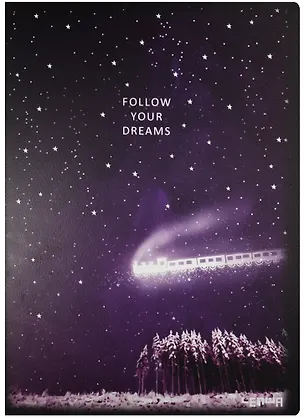 Тетрадь в клетку Lenwa, Follow your dreams, B5, 48 листов 241131