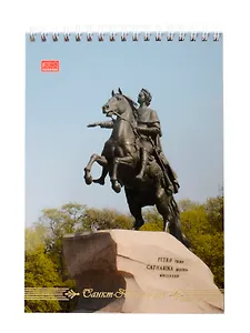 Блокнот А5 50л Полином Виды Санкт-Петербурга спираль 22с10