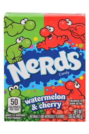 Конфеты Nerds Cherry Watermelon (Нердс Вишня, Арбуз), 46г 3137477
