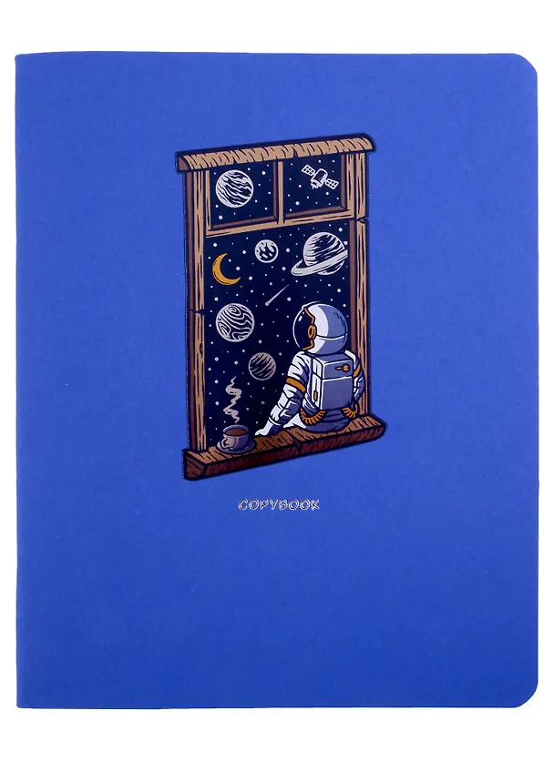 Тетрадь общая «Total blue. Cosmic dreams», 48 листов в клетку, A5, в ассортименте - Listoff 2900941 — 1