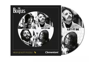 Паззл Clementoni The Beatles пластинки 212 эл. Get Back арт. 21402 — 2431657 — 1