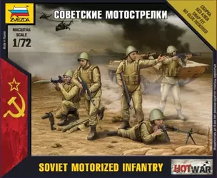 Сборная модель ЗВЕЗДА, Советские мотострелки 1/72 7404 — 310571 — 1