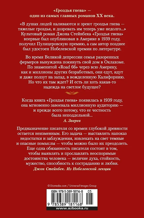 Книга Гроздья гнева (Джон Стейнбек) — 2
