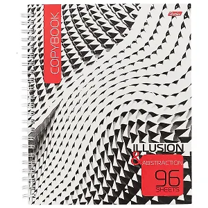 Тетрадь в клетку Hatber, Illusion, 96 листов, в ассортименте