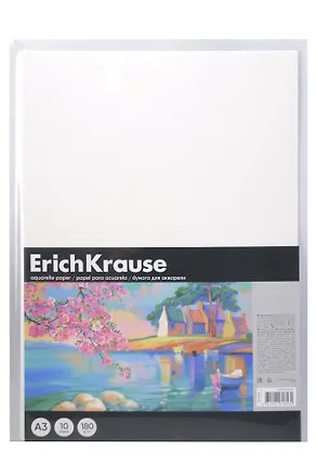 Папка для рисования акварелью А3 10л "Art Spirit" пластик.папка, ErichKrause 3134347