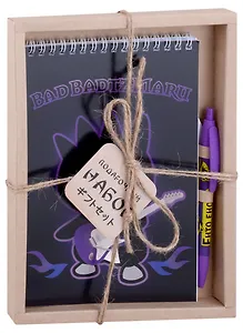 Блокнот А5 60л "Bad Badtz Maru" +ручка шариковая автоматическая, подар. уп.