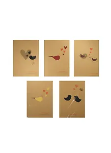 Тетрадь 55л "Lovely Bird" карт.обл., склейка, ассорти