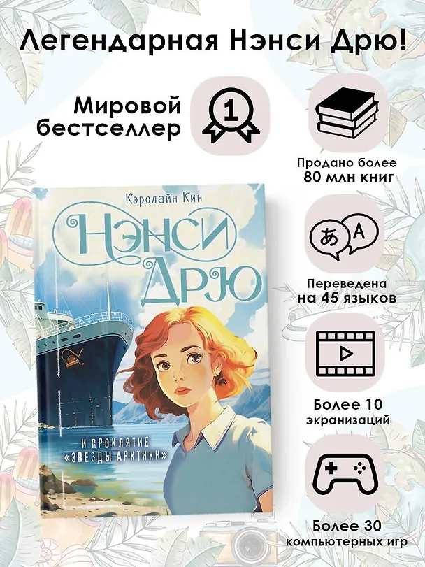 Книга Нэнси Дрю и проклятие "Звезды Арктики" (Кэролайн Кин) — 6