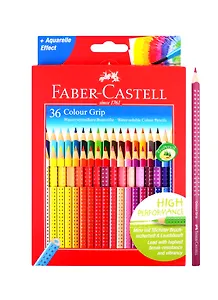 Карандаши цветные Faber-Castell, Grip, 36 цветов