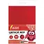Цветной фетр для творчества, А4, ОСТРОВ СОКРОВИЩ, 5 листов, 5 цветов, толщина 2 мм, оттенки красного, 660642 — 2804212 — 1