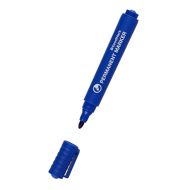 Маркер перманентный GoodMark, синий 2,5 мм 238525 — 2