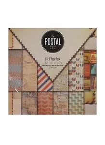 Бумага д/скрапбукинга The Postal (11062806) (24 листа) (упаковка)