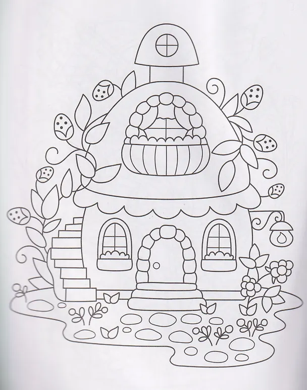Книга Волшебный мир. Раскраска () — 2