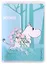 Записная книжка А7 80л кл. MOOMIN "Муми-тролль с букетом" в ПВХ-обложке, тонир.внутр.блок — 2956376 — 1