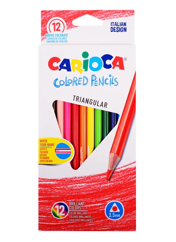 Карандаши цветные, Carioca, 12 цветов 234873 — 1