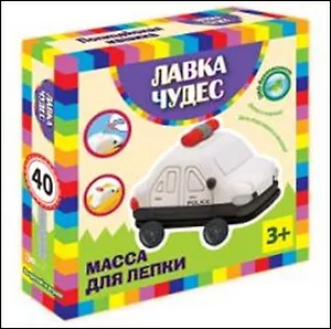 Набор масса для лепки Полицейская машина (100-18286) (Лавка чудес)