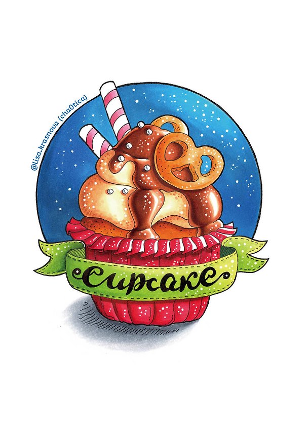 Вкусный блокнот: Капкейк 332201 — 1