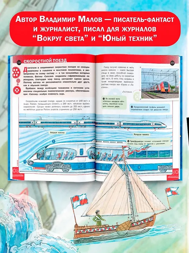 Книга Как это работает. Исследуем 250 машин, самолётов, кораблей и поездов (Владимир Малов) — 8