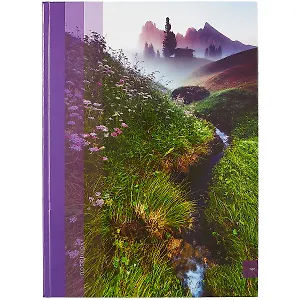 Книга для записей А4 160л кл. "Sunrise" тв.переплет, мат.ламинация