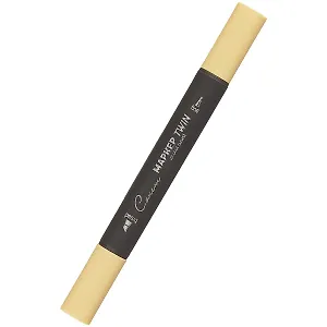 Маркер художественный "Сонет" зеленовато-бежев., двухсторон., тонк. и широк.долото, Сонет