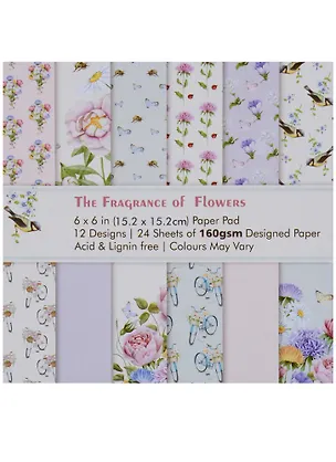 Набор бумаги для скрапбукинга, 15*15см, 24 листа, 12 дизайнов The Fragrance of flowers (11-4) (1 2618053