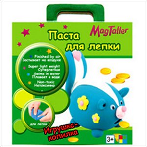 Набор для творчества, Mag Taller, Паста для лепки "Игрушка-копилка", коробка