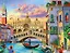 Набор для творчества. Холст с красками по номерам "Сказочная Венеция", 17 х 22 см, 14 цветов, Рыжий кот — 2827524 — 1