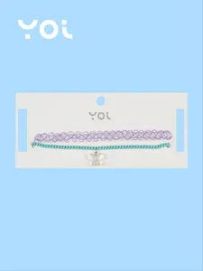 Набор чокеров Yoi, "Бабочка", 48 см, 2 штуки