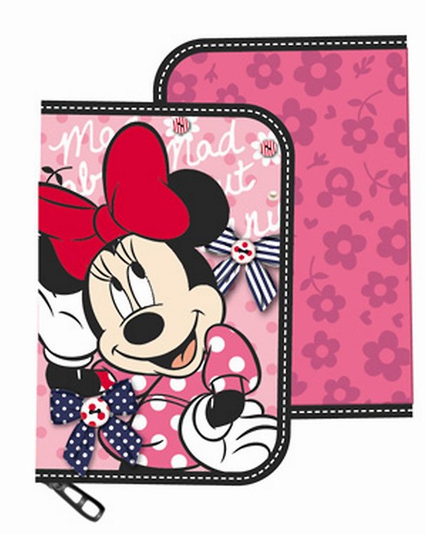 Пенал школьный 1отд. "Miss Minnie" 21*13*2,5, молния, ErichKrause 228387 — 1