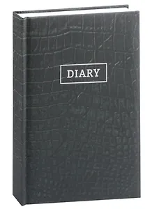 Ежедневник недат. А5 128л "Leather. Black" 7БЦ, обл.поролон, лам.soft touch, тисн.сер.и зол.фольгой, офсет