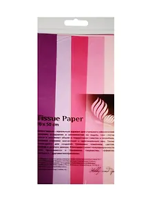 Набор бумаги тишью 50*70см 5шт/уп Лесные ягоды