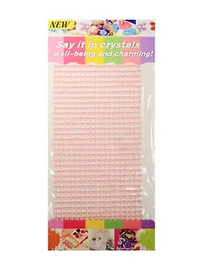 Стразы полужемчужины на подвесе с напылением, 442 шт, 4 мм, розово-персиковые