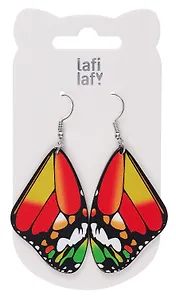 Сережки Крылья бабочки (павлиний глаз) (акрил) (12-9165-202407-B3)