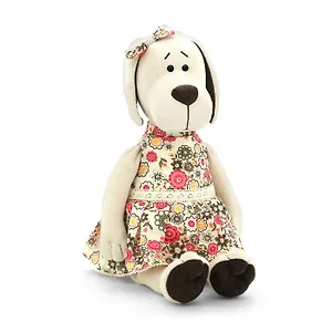 Мягкая игрушка Собачка Лапуська в летнем платье (30 см) (OS121/30)