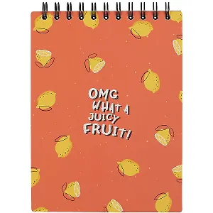 Скетчбук А5 45л "Fruits" 190г/м2, тв. обложка, спираль