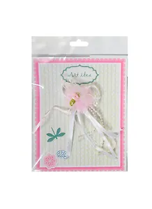 Бант с розочкой (1-288) (1шт) (заготовки для декорирования) (упаковка)