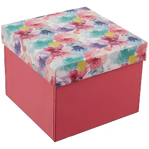 Подарочная коробка «Акварельные цветы», маленькая