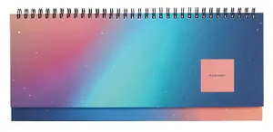 Планинг недат. 56л "Listoff" сияние, настольный, иск.кожа, 7БЦ, глянц.лам, евроспираль, офсет