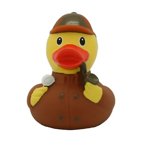 Игрушка для ванной, уточка резиновая FUNNY DUCKS "Уточка детектив" (1883) 2530527 — 3