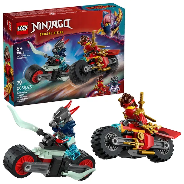 LEGO NINJAGO: Гонка Кая на мотоцикле, 79 деталей (71838) 3118479 — 1